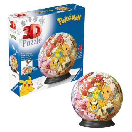 Ravensburger - Puzzle 3D bila personaje Pokemon 72 piese Ravensburger - 1